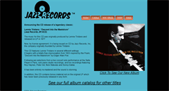 Desktop Screenshot of jazzrecordsinc.com